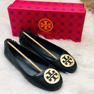 Tory Burch Minnie Travel Flats Size 9.5